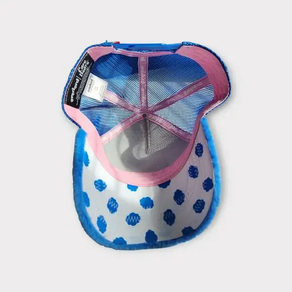 NEW Overlord Care Bears Grumpy Snapback Trucker Hat Blue Adult One Size